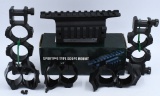 Claw Type Scope Rail and 4 sets of scope rings