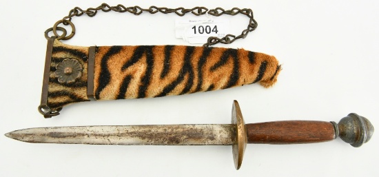 Vintage Dagger / Knife with Scabbard with chain