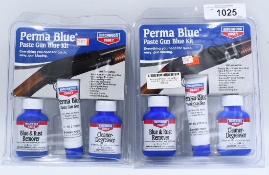 2 New Sets Of Birchwood Perma Blue Gun Blue Kits