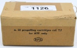 VTG BPD 50 propelling Cartridridges cal 7.7 seal