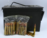 approx 320 rds .03-06 ammo w/Military ammo can