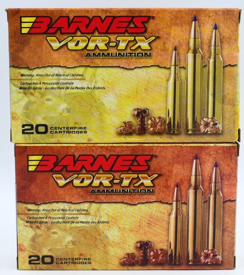 40 Rounds Of Barnes Vor-TX .300 WBY Ammunition