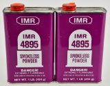 2 cans IMR 4895 Smokeless Powder