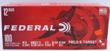 100 Rounds Of Federal Field & Target 12 Ga