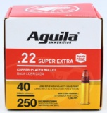 250 Rounds Of Aguila Super Extra .22 LR Ammunition
