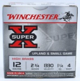 25 Rounds Of Winchester Super-X 12 Ga Shotshells
