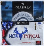 26 Rounds Of .30-30 Win & .270 Win Ammunition