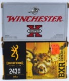 40 Rounds Of .243 Winchester Magnum Ammunition