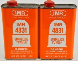 2 cans of IMR 4831 Smokeless Powder
