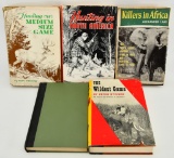 (5) Various VTG Hardcover Hunting Books see below