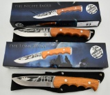 (2) American Wildlife Fixed Blade Knives NEW