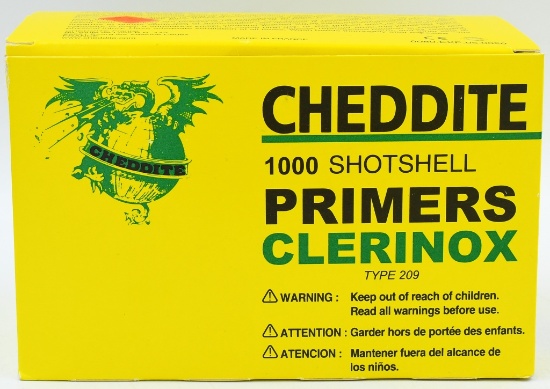 1000 Count Of Cheddite Type 209 Shotshell Primers