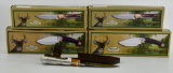 (4) WhiteTail Cutlery Knives Genuine Stag Handle