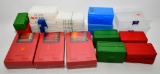 lg lot of plastic ammo storage containers-various