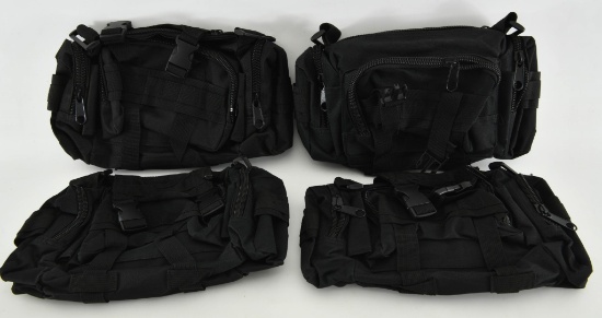 (4) New Range Bag or Multi Use Bags Black