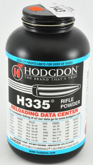 1 lb bottle Hodgdon H335 Rifle Powder