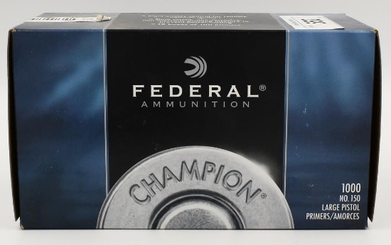 1000 Count Of Federal Large Pistol Primers #150