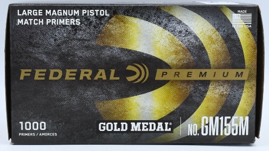 1000 Count Of Federal Large Magnum Pistol Primers