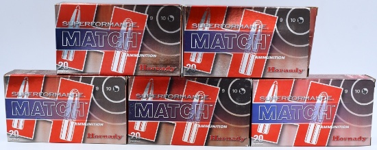 100 Rounds Of Hornady Match .308 Win Ammunition