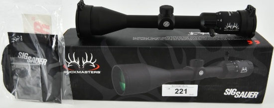 SIG SAUER Buckmasters 3-9x50mm Rifle Scope