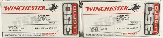 40 Rounds Of Winchester USA .350 Legend Ammunition