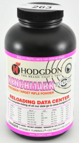 1lb Hodgdon Benchmark Extreme Target Rifle Powder