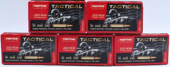 100 Rounds Of Norma Tactical .223 Rem Ammunition