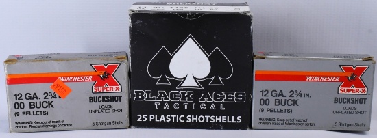 35 Count 12 Gauge Buckshot Shotshells