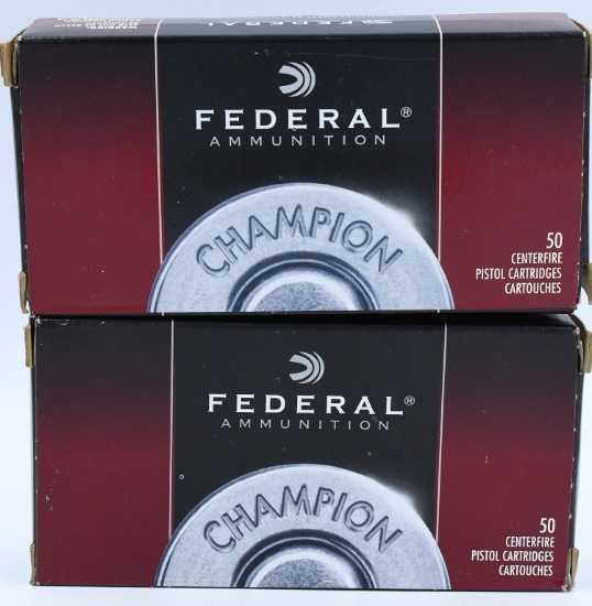 100 Rounds Of Federal .40 S&W Ammunition