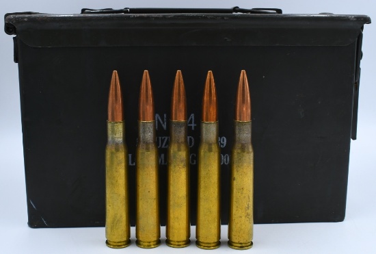 101 Rounds Of Lake City .50 BMG Ammunition