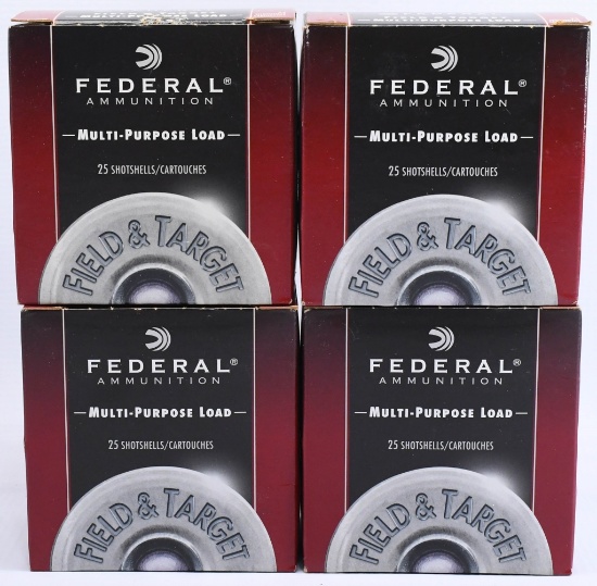 100 Count of Federal 20 Gauge Shotshells