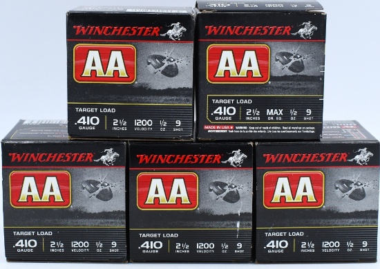 125 Rounds Of Winchester AA .410 Ga Shotshells