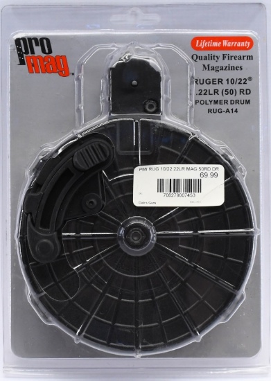 New ProMag Ruger 10/22 50 Round Drum Magazine