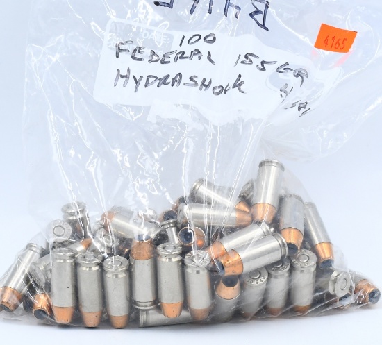 100 Rounds Of Federal .40 S&W Ammunition