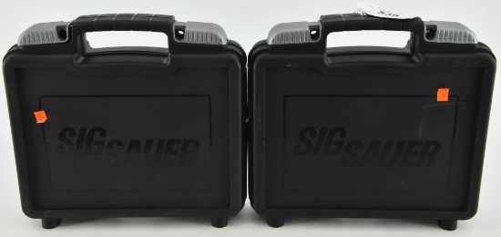 2 SIg Sauer Black Hardcases magazines & Locks