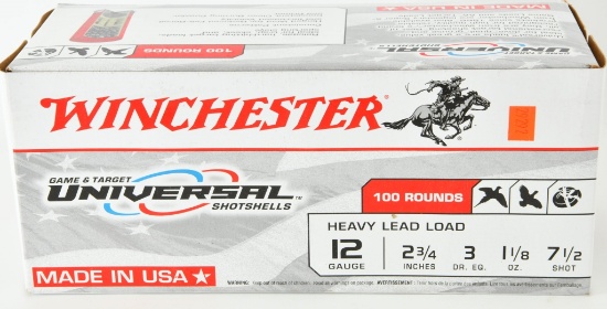 100 Count of Winchester Heavy Lead Load 12 Gauge