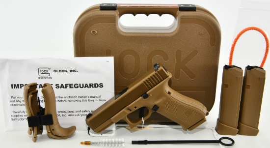 Glock G19X Semi Auto Pistol 9mm Coyote Finish