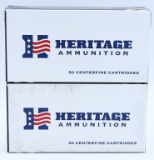 100 Rounds Of Heritage 9mm Luger Ammunition