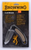 Browning Cayman Folding Pocket Knife NEW
