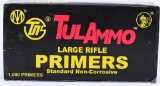 1000 Count Of TulAmmo Large Rifle Primers