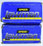 100 Rounds Of Speer Lawman .45 GAP Ammunition