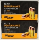 100 Rds Of SIG Sauer Elite Performance .40 S&W