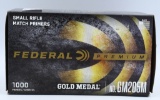 1000 Count Of Federal Premium Small Rifle Primers