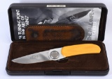 Gerber Paul Knife w/sheath and hard case & Paper