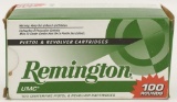 100 Rounds of Remington UMC 9mm Luger Ammo