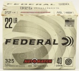 325 Rounds Federal Auto Match .22 LR Ammunition