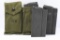 4 M1A 20 Round Steel Magazines & Pouches