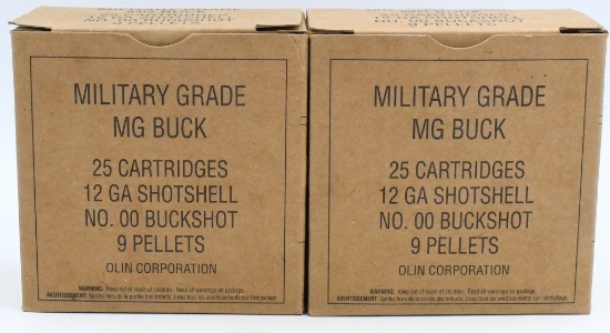 50 Rounds Of Military Grade 12 Ga 00 Buckshots,