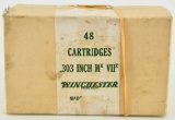 Rare 48 Round Box of Winchester .303 Brittish