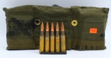 50 Rounds Of Military .308 Win Ammo In Bandolier